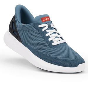 Kizik Men's Athens Hands-Free Knit Sneakers Deep Sea 9 Wide